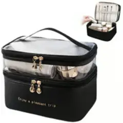 GENERICO - Bolsa De Maquillaje Grande Para Viaje Bolsa De Maquillaje