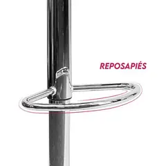 DIMATEX LEON - Silla Bar Butaco Tela Ovejera Giratoria Barra Cocina Refgiro