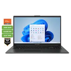 ASUS - PORTATIL - RYZEN 5 7520U - 16GB RAM - 512GB SSD - 15,6" FHD - MOD: E1504FA-NJ1555 - COMPUTADOR
