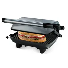 OSTER - Sandwichera Oster® de Altura Ajustable AntiadherentesPlateada
