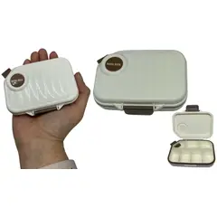 MAZUGI - Pastillero estuche organizador medicinal viajero 10 x 7 cm