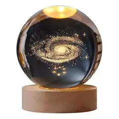 GENERICO - Lámpara En Bola De Cristal 3d Galaxia L02