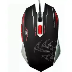 OMEGA - Mouse Gamer 2400dpi Rgb Led 6 Botones Retroiluminado