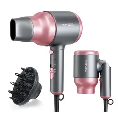 USA - Secador De Pelo Portátil Con Difusor Mini De Pelo Plegable