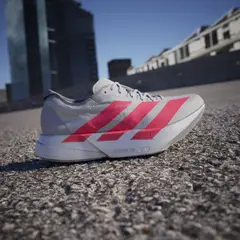ADIDAS - Tenis Adizero Adios Pro 4 gris de mujer para correr