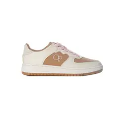 OCEAN PACIFIC - Tenis Baquilio Para Mujer Color Beige y Café