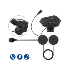 GENERICO - Intercomunicador para moto BT-12B Bluetooth