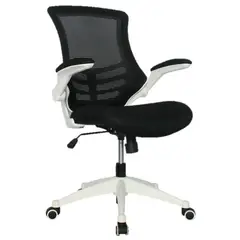 GENERICO - Silla Oficina Singapur Gerente Blanca brazos abatibles - Mobili shop