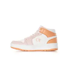OCEAN PACIFIC - Tenis Jana Hi Para Mujer Color Blanco y Rosado