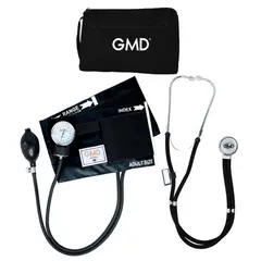 GMD - KIT DE TENSIOMETRO MAS FONENDOSCOPIO RAPPAPORT NEGRO