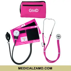 GMD - KIT DE TENSIOMETRO MAS FONENDOSCOPIO RAPPAPORT ROSADO NEÓN
