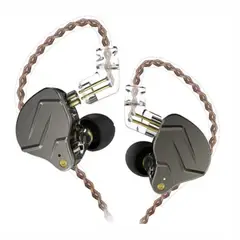 KZ - Audifonos In-ear ZSN pro color Gris Sin microfono
