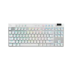 LOGITECH - Teclado Gamer Pro X TKL LIGHTSPEED inalámbrico Blanco