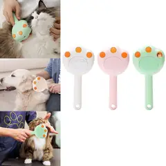 ZOCOCIO - Cepillo De Aseo Para Gatos Y Perros Con Pulverizador Rosa