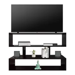 GENERICO - Centro Entretenimiento Mesa Tv Televisión Minimalista Color Wengue