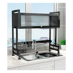 AMERICAN GENERICS - Organizador de Cocina Loza con Tapa de 85 Cm