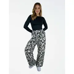 MOLGOA - Pantalón para Mujer Cintura Resortada - The Tulum