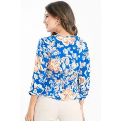 RAGGED - Blusa june Azul rey Ragged.