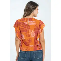 RAGGED - Blusa portland Cobre Ragged.