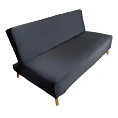 COLOMBIAN PRODUCTION - Forro Protector Talla M Para Sofá Sin Brazos Gris Oscuro