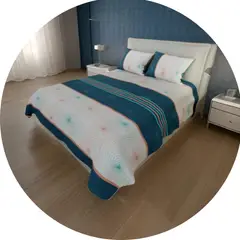 ELEGANCE - Juego de Sábanas cama 2 x 2 King 4 piezas