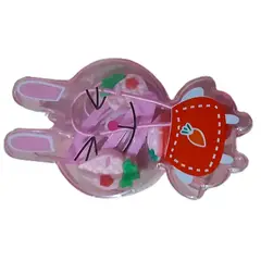 GENERICO - Hebillas Y Moños X2 Unidades + Juguete De Conejo Para Niñas