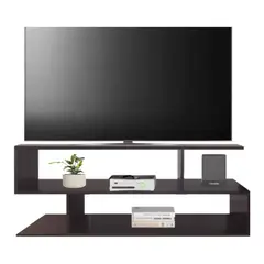 GENERICO - Mesa Tv Mueble Para Televisor Centro De Entretenimiento Color Wengue_.
