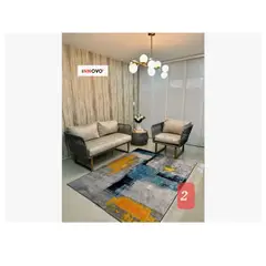 INNOVA - Tapete Decorativo Antideslizante Artistic Elegans Twu 2 Mt X 1.5 Mt
