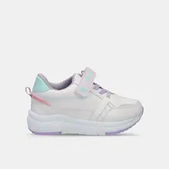 BUBBLE GUMMERS - Tenis Infantil Para Niña Bubblegummers Blanco Tamaris Jogging Bg 22-25