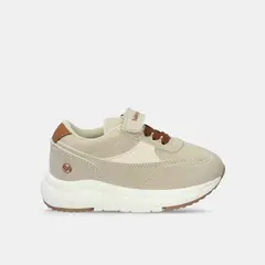 BUBBLE GUMMERS - Tenis Infantil Para Niño Bubblegummers Beige Tutor Thomas 22-25