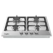 WHIRLPOOL - Estufa 60 cm 4 Puestos Gas Propano WP2420S Gris