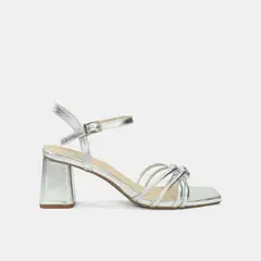 BATA - Sandalias Para Mujer Plateado Kenza