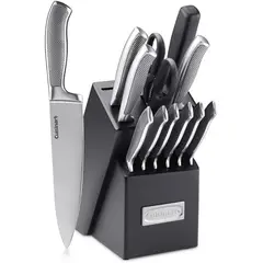 CUISINART - Juego de cuchillos 13 piezas acero inoxidable C77SS-13P