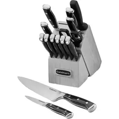 CUISINART - Set de cuchillos 15 piezas acero inoxidable C77BTR-15PG