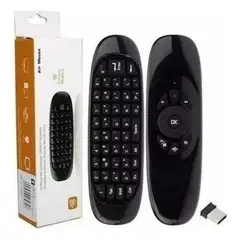 GENERICO - Mini Teclado Led Inalámbrico Air Mouse Con Control Remoto bluethoo