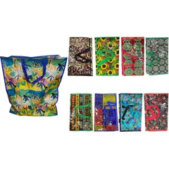 MAZUGI - Bolsa Lona viajera Reutilizable 55x65x25 cm Diseños Surtidos