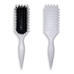 GENERICO - Cepillo De Cabello Peine Curly Master Rizos Ondas Perfectas BLANCO