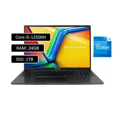 ASUS - PORTATIL INTEL CORE I5-12500H SSD 1TB RAM 24GB LED 16 FULL HD