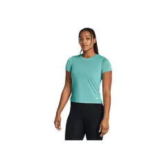 UNDER ARMOUR - Camiseta Mujer LAUNCH SHORTSLEEVE Verde UNDER ARMOUR.