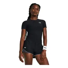 UNDER ARMOUR - Camiseta Mujer HG OG COMPRESSION SS Negro UNDER ARMOUR.