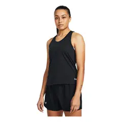 UNDER ARMOUR - Camiseta Mujer Launch Singlet Negro