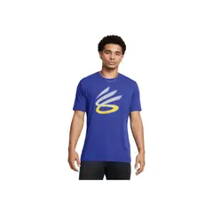 UNDER ARMOUR - Camiseta Hombre CURRY LOGO TREND TEE Azul UNDER ARMOUR.