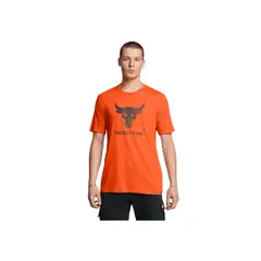 UNDER ARMOUR - Camiseta Hombre PJT RCK PAYOFF GRPHC Naranja UNDER ARMOUR.