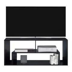 GENERICO - Centro De Entretenimiento Mesa De Televisión Mueble Para Tv Wengue
