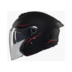 MT HELMETS - CASCO COSMO SV SOLID A1 NEGRO MATE TALLA XL
