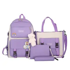 AMERICAN GENERICS - Morral Maleta Combo 5 Piezas Para El Colegio