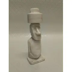 GENERICO - Totem Chileno Antiguo En Marmol De Mesa Contramarcado