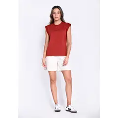 BELIFE - Camiseta Manga Sisa Para Mujer