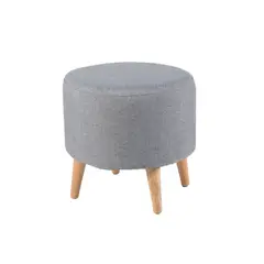 DKO DESIGN - Puff 39x40x40cm Gris