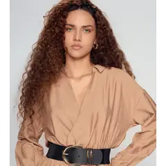 DEREK - Enterizo Short Para Mujer Manga Larga